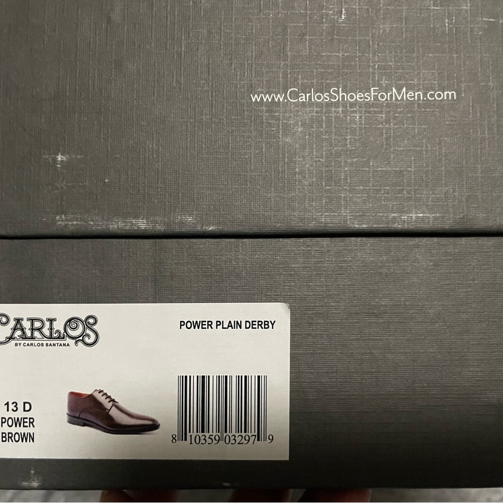 Carlos by Carlos Santana Men's Power Plain Derby Oxford Shoes Size 13D - Picture 9 of 9